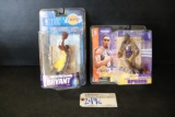 Pair to go - 2 McFarlane NBA Kobe Bryant action figures - Series 18 & Serie