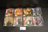 All to go - 8 McFarlane Nascar action figures - Stewart - Force - Sadler -