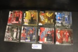 All to go - 8 McFarlane Nascar action figures - Dale JR - Sadler - Stewart