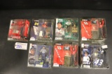 All to go - 7 McFarlane Nascar action figures - Gordan - 3 Dale JR - Petty