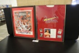 Pair to go - Cardinal jersey ( Stan Musial Induction day jersey) & framed 2