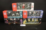 All to go - 5 McFarlane NFL action figures - Tomlinson/Johnson/Alexander -