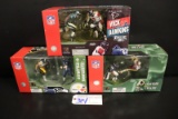All to go - 3 McFarlane NFL Action figures - Series 11 Vick/Dawkins - Serie