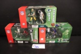 All to go - 3 McFarlane NFL action figures - Series 6 Urlacher/Favre - Seri