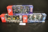 All to go - 3 McFarlane action figures - Series 13 - Roethlisberger/Ward/Po