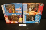All to go - 4 McFarlane NBA action figures - Series 06 Ming/O'Neal & James/