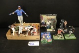 All to go - 2 box flats of opened sports action figures