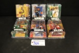 Set of 6 - McFarlane NBA Series 3 - Worthy/Robinson/Russell/Wilkins/Malone