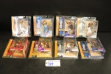 All to go - 8 McFarlane NBA action figures - Pippen/Duncan/Jefferson/Iverso