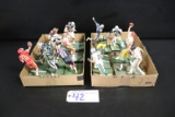 All to go - 2 boxes of football opened sports figurines