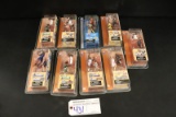 All to go - 9 McFarlane NBA action figures - box to go