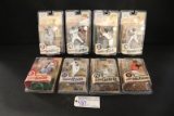 Set of 8 - McFarlane MLB Series 8 - Gehrig/Henderson/McCovey/Ryan/Schilling
