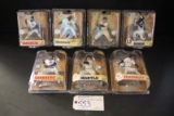 All to go - 7 McFarlane MLB Series 5 - 2 Sandberg/2 Eckersley/2 Mantle/Aaro