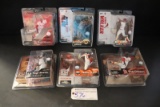 All to go - 6 McFarlane MLB mixed series - Ryan/2 Gibson/Walker/Alou/Berra
