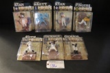 Set of six - McFarlane MLB Collectors Series 6 - Gehrig/Ruth/Brett (some da