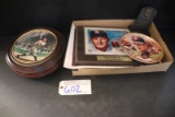 All to go - Baseball related plus football plate: The Catch 16823A & McGuir
