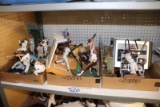 All to go - 3 box flats of action figures - opened - no boxes