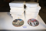 All to go - 12 ornate commemorative collector baseball plates