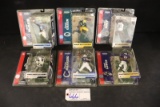 Set of 6 - McFarlane NFL Series 8 - Lewis/Manning/Brown/McNair/Green/Holt