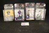 All to go - 4 different Brett Favre action figures by McFarlane - Jets/Viki