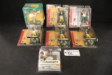 All to go - 7 McFarlane NFL mixed series - Namath - Rice - 4 Favre - Vick