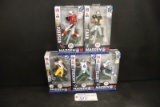Set of 5 of 6  - McFarlane Madden 18 Series 2 - Johnson/Carr/Prescott/Bell/