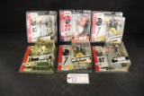 All to go - 6 McFarlane NFL Series 11 - 2 Roethlisberger/Roaf/2 Horn/Moss