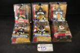 All to go - 6 McFarlane NFL Series 16 - 4 Tomlinson & 2 Gore