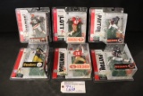 Set of 5 of 6 - McFarlane NFL Legends series 2 - Brown/Lott/Montana/Greene/