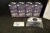 Box of St Louis Rams mini footballs - Warner/Faulk/Wistrom/Pace