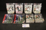 All to go - 8 McFarlane NFL mixed series - Simms/5 Namath/2 Harrison