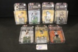 All to go - 7 McFarlane NFL mixed series - 2 Favre/Portis/Barber III/Bush/T