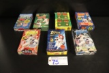 All to go - 7) Topps 1999, 2001 and 2002 baseball card packs - 5) sealed