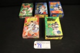 All to go - 5) Topps 1999, 2000, 2001, 2002 baseball card packs - 4) sealed