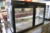 Hatco LFST-48-2X pass through 2 door heated sandwich display cabinet