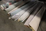 All to go - Vinyl remnant rolls - cream, tan, green, floral, & more