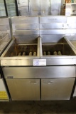 Pitco Fryolator 14SS 2 bank gas fryer - no grates or baskets - has been in