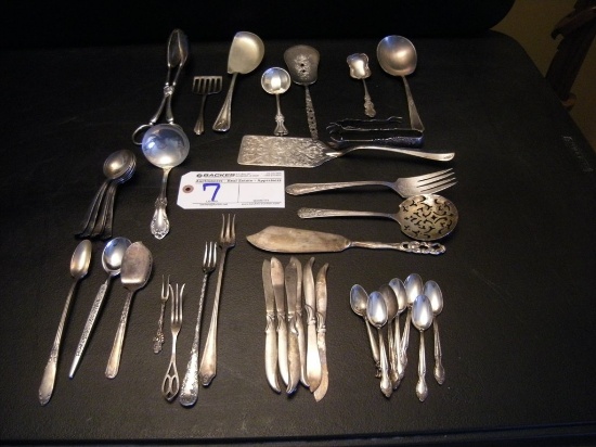 All to go  Silver Plate Serving Utensils