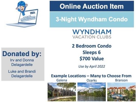 3 Night Wyndham Condo