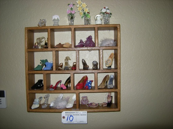 Shelf and Glass Slipper Contents