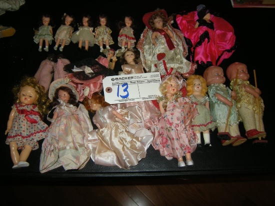 All to go  Day of the week dolls and assortment of dolls