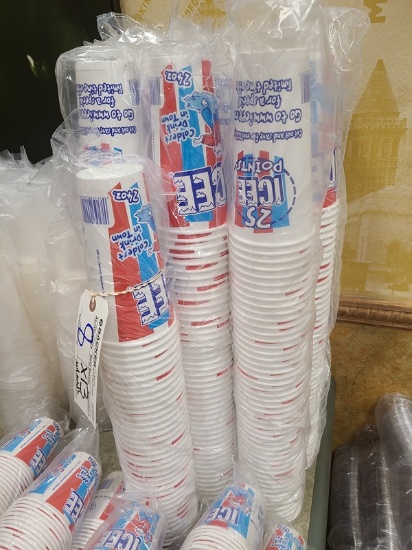 Times 13 - Sleeves 24 oz. Icee cups w/domed lids