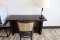 All to go - 18 x 56 desk, table and lamp