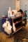 Forbes Maid Cart loaded with room supplies and vacuum