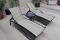 Times 2 - light weight pool side lounge chairs with table