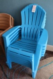 Times 4 - poly light weight Adirondack style patio chairs