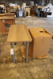 20 x 42 portable metal framed Formica top rom desk