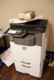 Sharp MX-3610N all in one printer with two extra colored toners