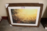 Times 3 - 30 x 40 wood framed meadow wall prints