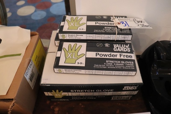 Case + 3 boxes of ValuGards XL powder free gloves